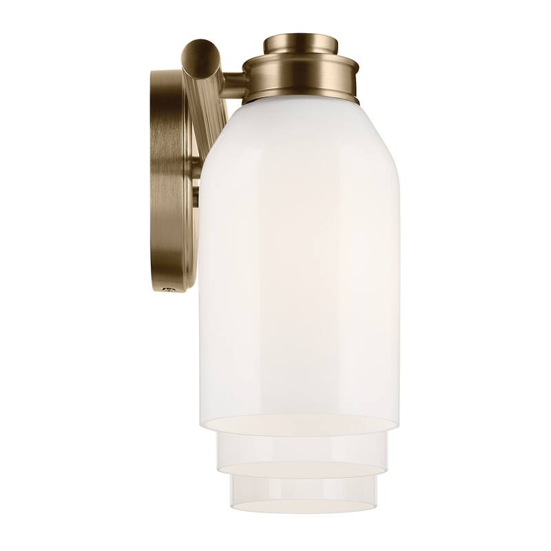 Kichler Lighting Shae 24.25" 3-Light Vanity Light with White Opal Glass in Champagne Bronze