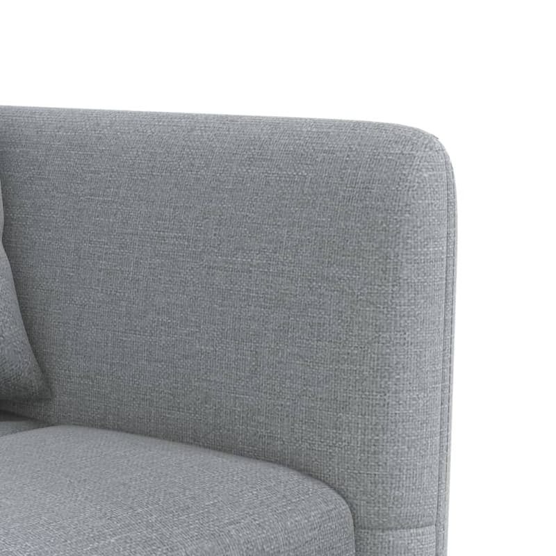 vidaXL L-shaped Sofa Bed Dark/Light Gray 108.3"x55.1"x27.6" Fabric - 108.3" x 55.1" x 27.6"