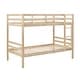 preview thumbnail 9 of 41, Twin Bunk Bed,Wooden,High Guardrail,Ladder,Kids Teens,Dorm Guest
