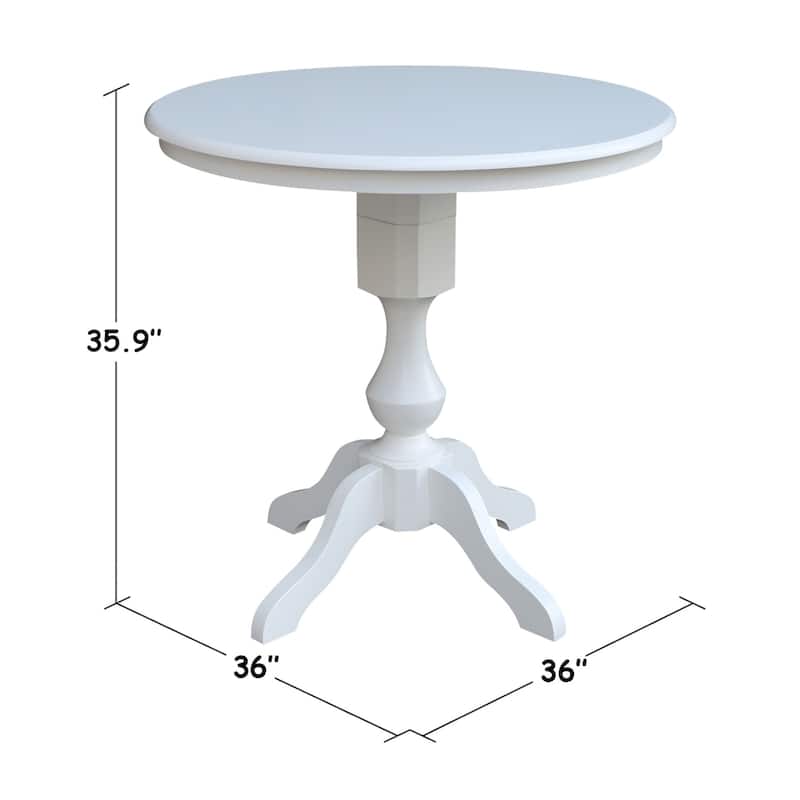 36" Round Top Pedestal Table