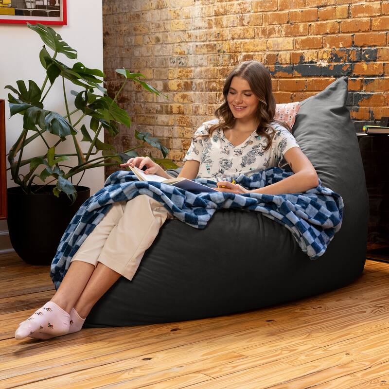 Jaxx Pillow Saxx 5.5-Foot Bean Bag Giant Floor Pillow