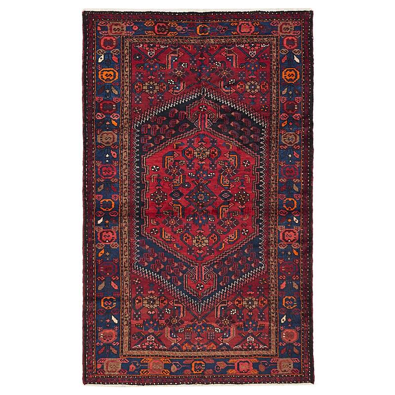 ECARPETGALLERY Hand-knotted Anadol Red Wool Rug - 4'5 x 7'2