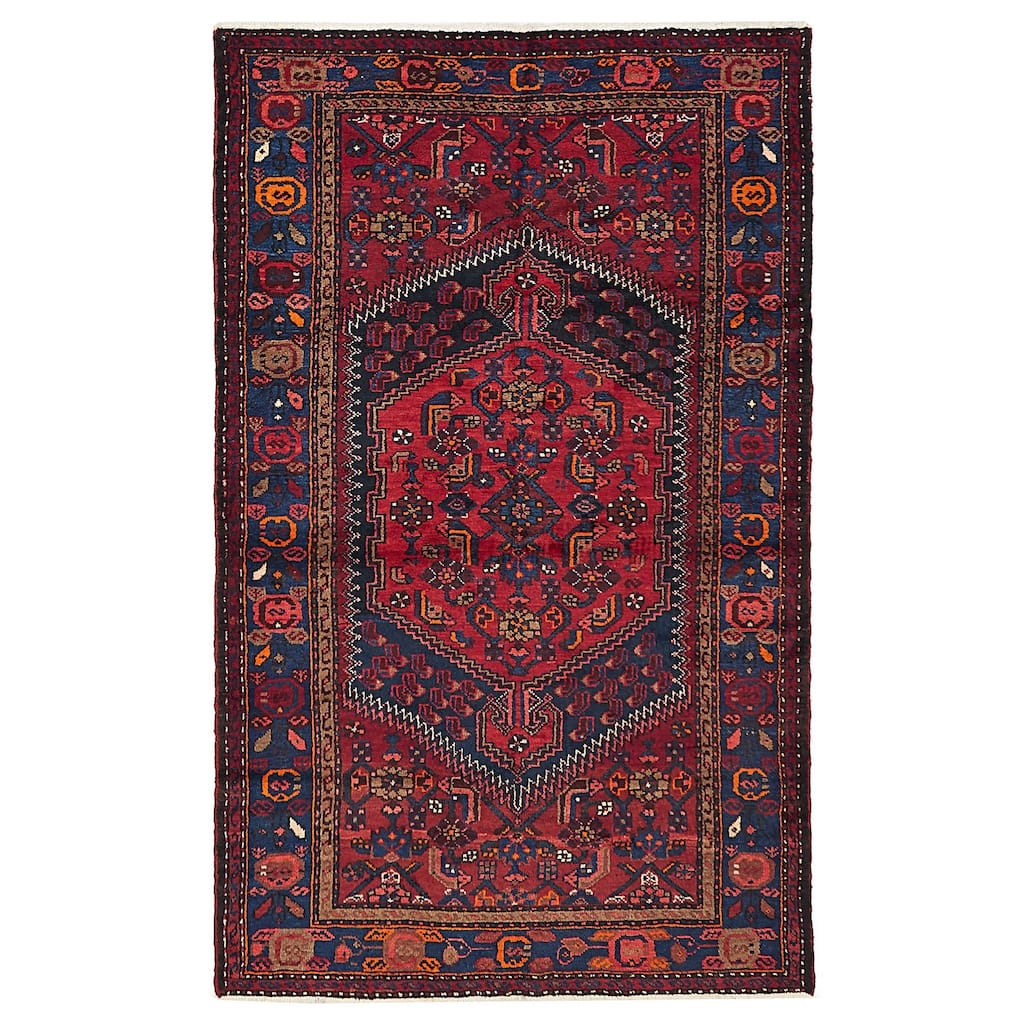 ECARPETGALLERY Hand-knotted Anadol Red Wool Rug - 4'5 x 7'2