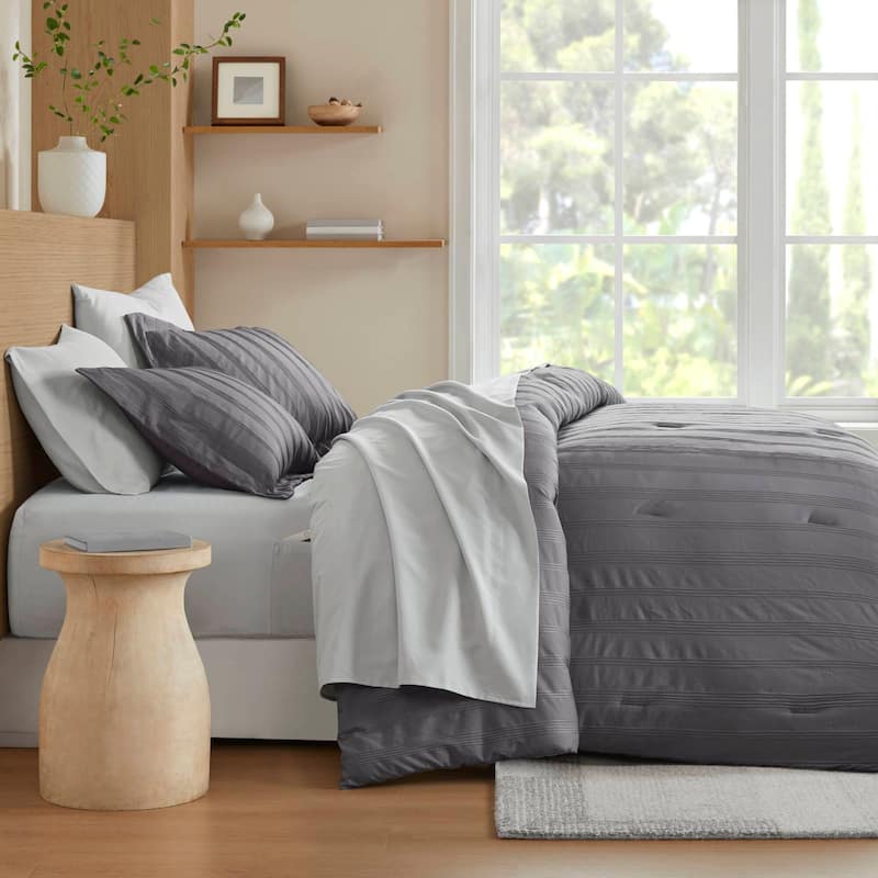 Chelsea Square Logan Woven Striped Comforter Set
