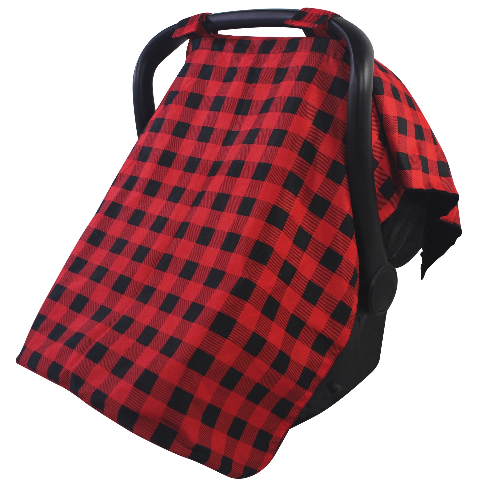 Hudson Baby Unisex Baby Reversible Car Seat and Stroller Canopy, Buffalo Plaid, One Size - Buffalo Plaid
