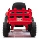 preview thumbnail 18 of 46, 12V Kids Ride-On Tractor Car with Trailer & LED Lights - Fun Farming Adventure