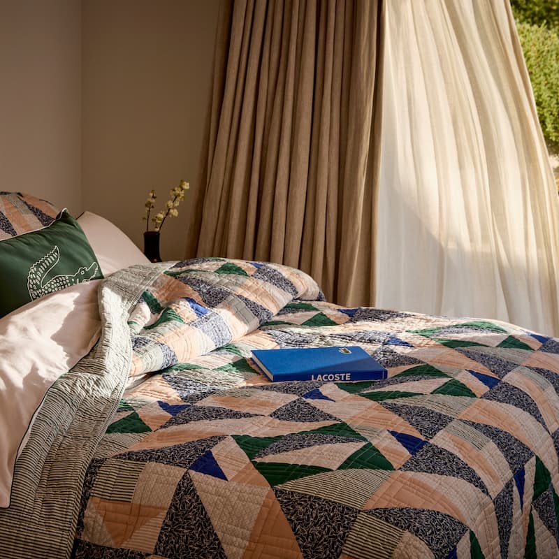 Lacoste Signature Cotton 3-Piece Comforter Set