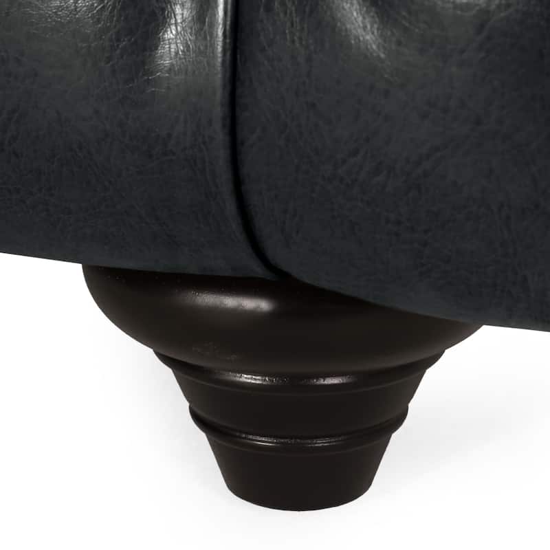 Sagewood Transitional Deeply Tufted Sofa by Christopher Knight Home