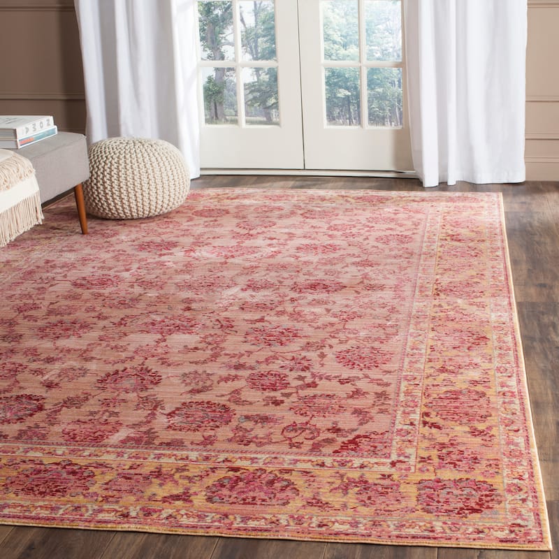 SAFAVIEH, Valencia Masumeh Boho Oriental Distressed Rug