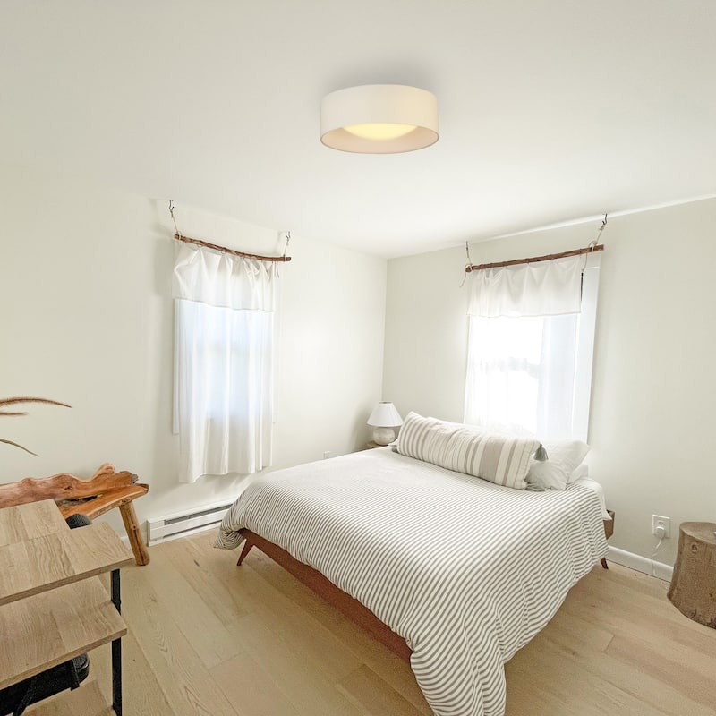 Eglo Orme LED Flush Mount Ceiling Light with Acrylic Diffuser