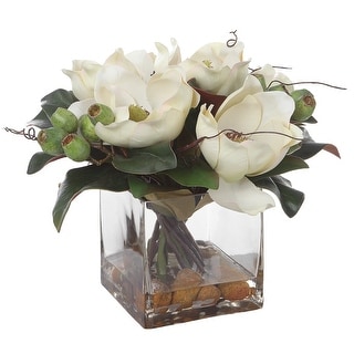 Uttermost Dobbins Magnolia Bouquet - 15.75 W x 15.75 H x 12.25 D (inches)