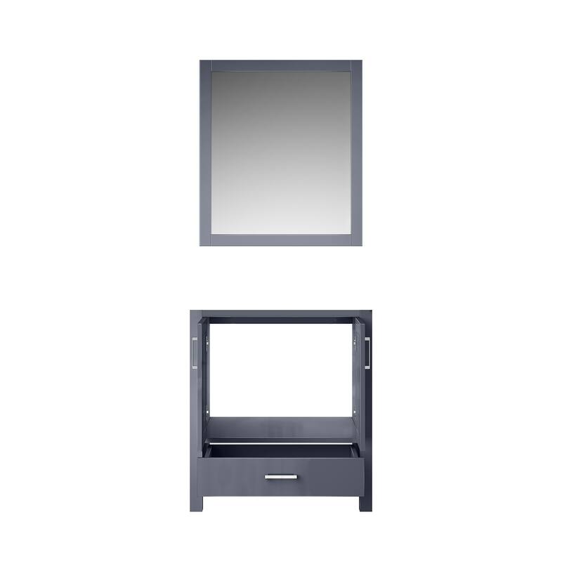 30-inch Bathroom Vanity with Mirror, Spacious Storage Cabinet, and Open Shelf - Fully Assembled for Easy Installation