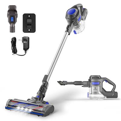 Moosoo Cordless Vacuum 4-in-1 Stick Vacuum Cleaner for Carpet Hard Floors