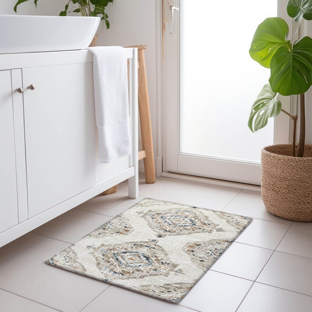 Premium Washable Super Soft Boho Heriz Mayfield Rug