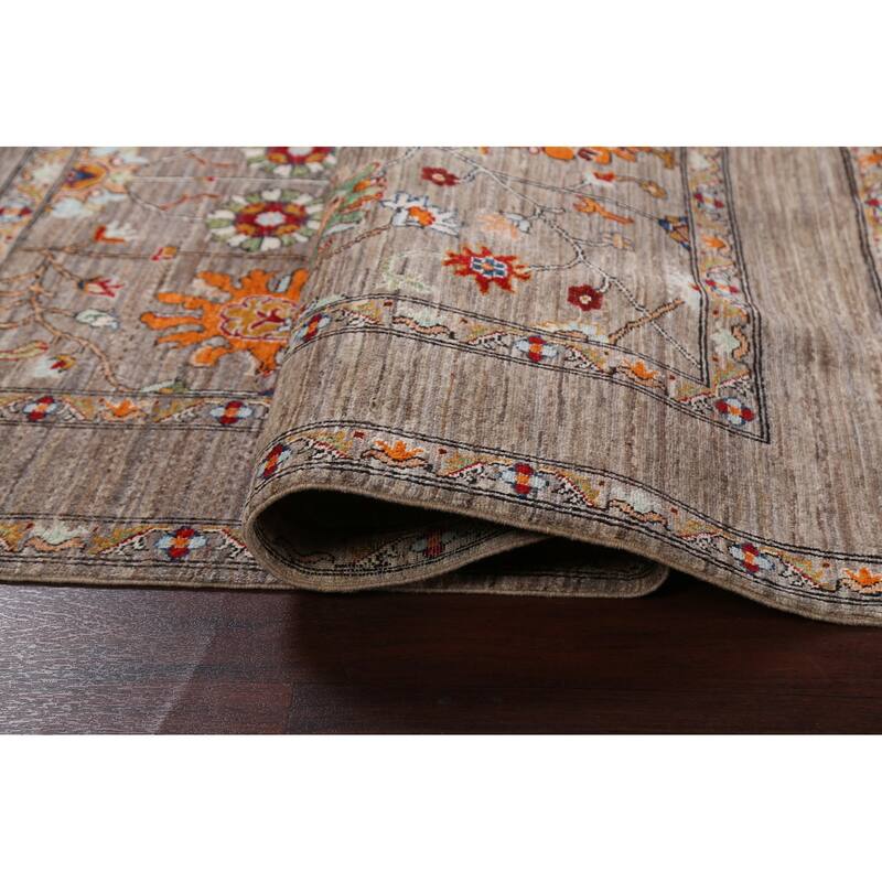 Vegetable Dye Oriental Ziegler Area Rug Wool Hand-knotted Foyer Carpet - 5'0" x 6'8"
