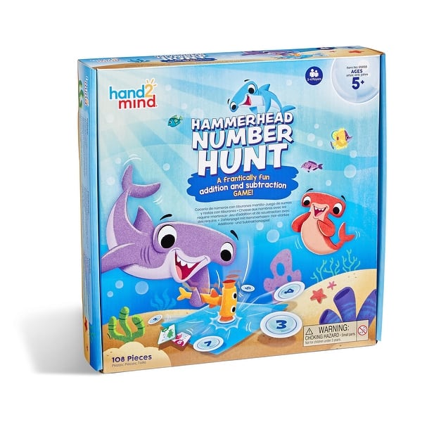 slide 2 of 6, Hand2Mind Hammerhead Number Hunt - Multi Multi - Kids