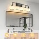 preview thumbnail 14 of 151, Modern Vanity Lights Dimmable Bathroom Light Fixtures with Glass Shade