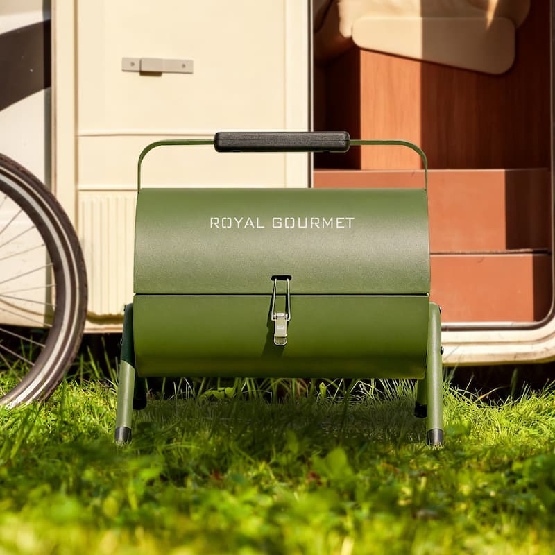 Royal Gourmet CC1015L Portable Charcoal Grill with Four Air Vents