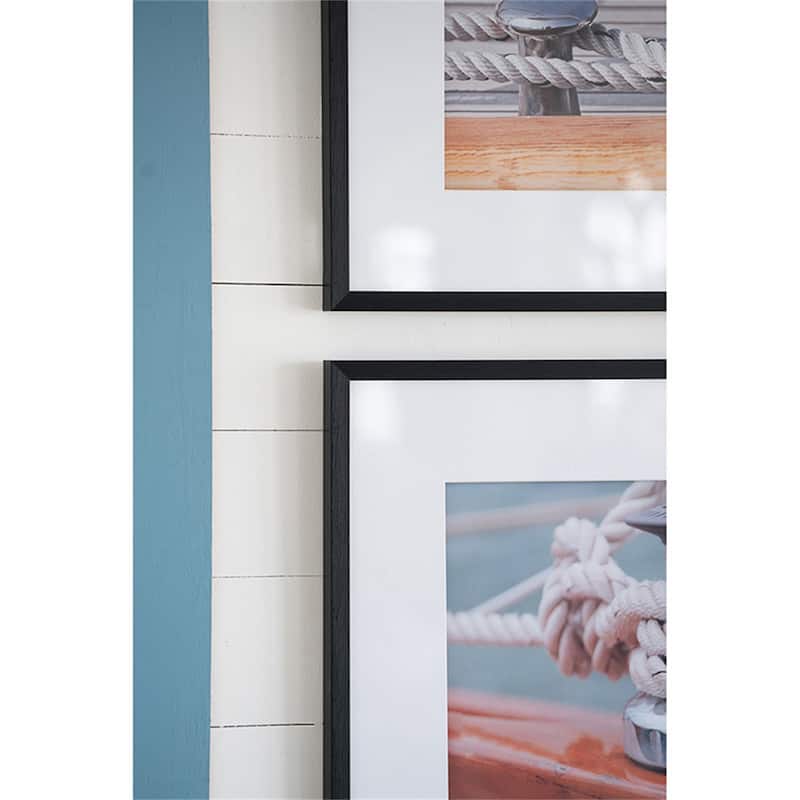 Set of 3 Knots Wall Art with Black Frame