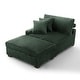 preview thumbnail 93 of 116, Modular Armchair and Ottoman Set with Adjustable Headrest, Flannel Upholstery