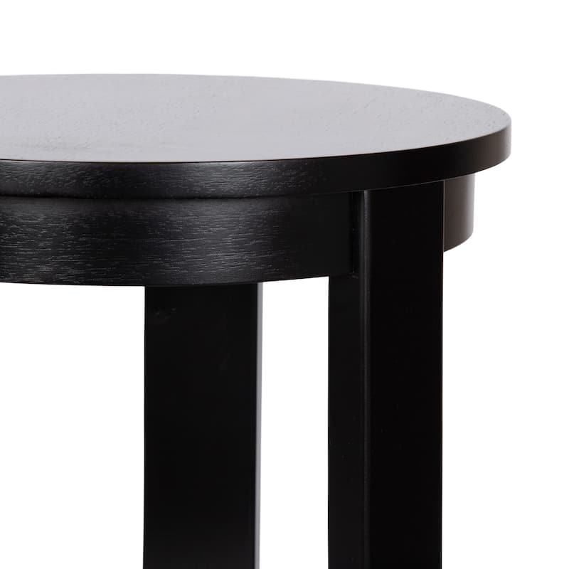 Kate and Laurel Foxford Round Wood Side Table