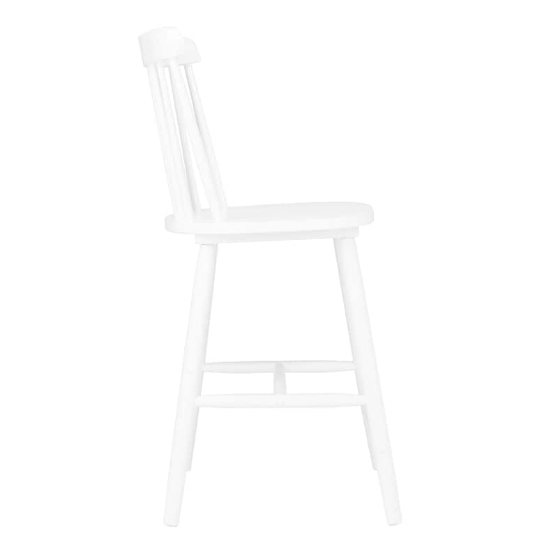 SAFAVIEH Arra 24-inch Spindle Farmhouse Counter Stool (Set of 2) - 19.9" x 20.1" x 43.1" - 20"W x 20"D x 38"H