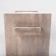 preview thumbnail 8 of 11, Mercana Elaine I Cream Fabric Seat w/ Brown Wood Entryway Bench - 58"W x 15"D x 20"H