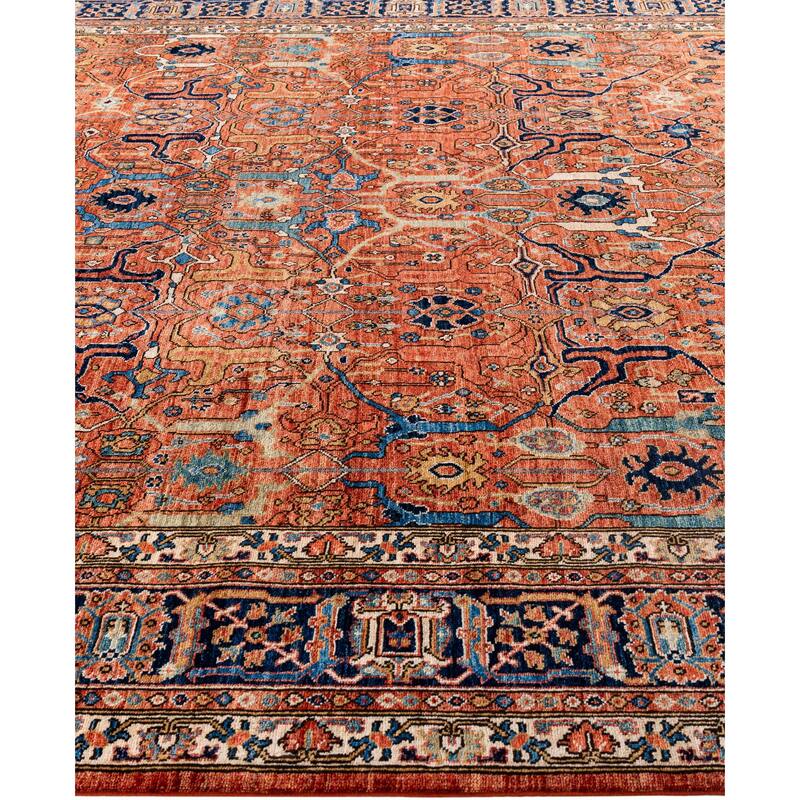 Serapi One-of-a-Kind Hand-Knotted Area Rug - Red - 9' 2" x 12' 2"