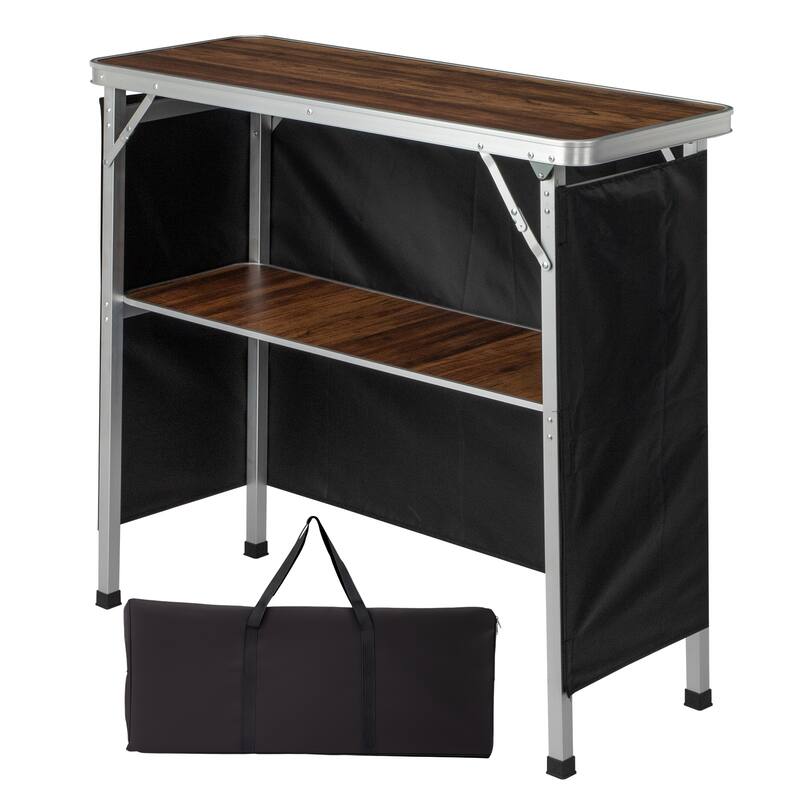 Lightweight Folding Table for Indoor Outdoor Parties and Exhibits