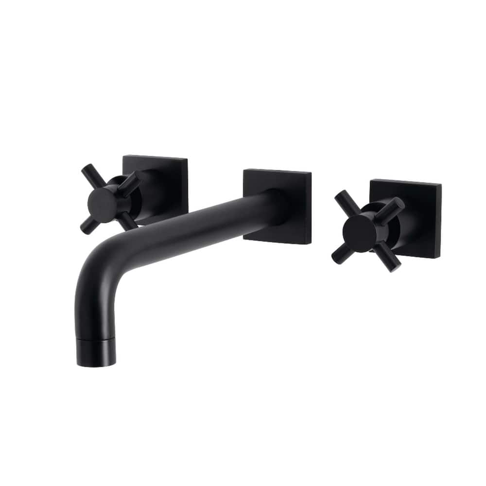 Concord 3-Hole Wall Mount Roman Tub Faucet in Polished Brass