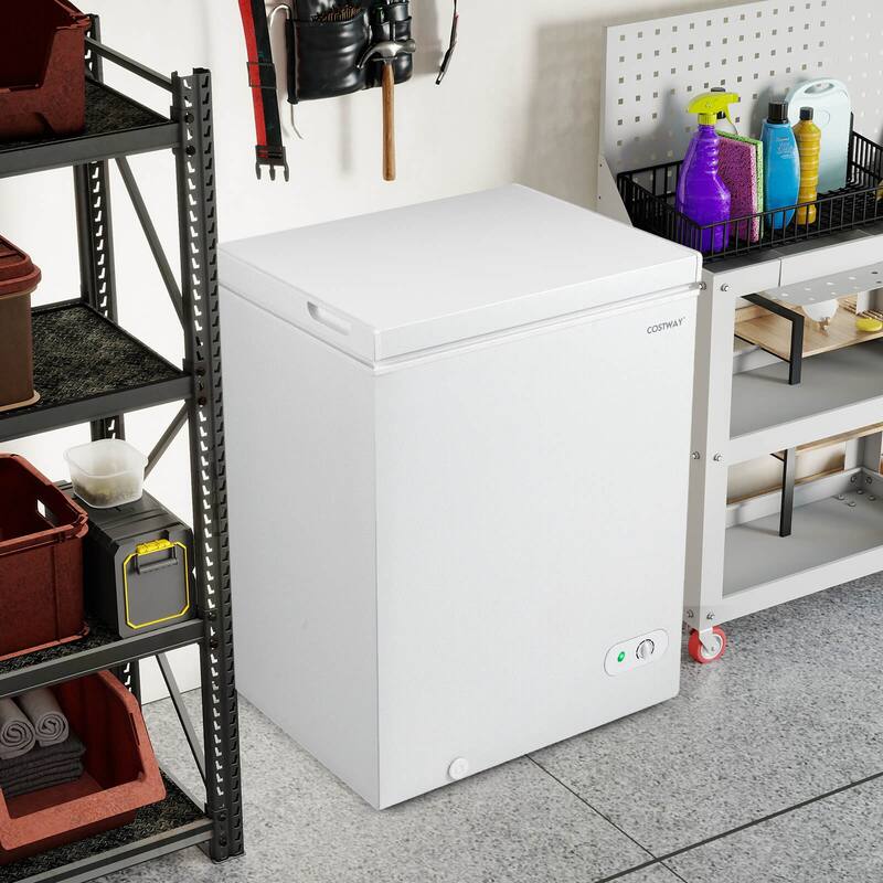 Costway 5 Cu.Ft Compact Chest Freezer with 7-Gear Adjustable - See Details