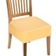 preview thumbnail 1 of 12, PU Dining Chair Seat Covers, Stretch Chair Cushion Slipcovers, Waterproof Rear Covers Protector - 4Pcs
