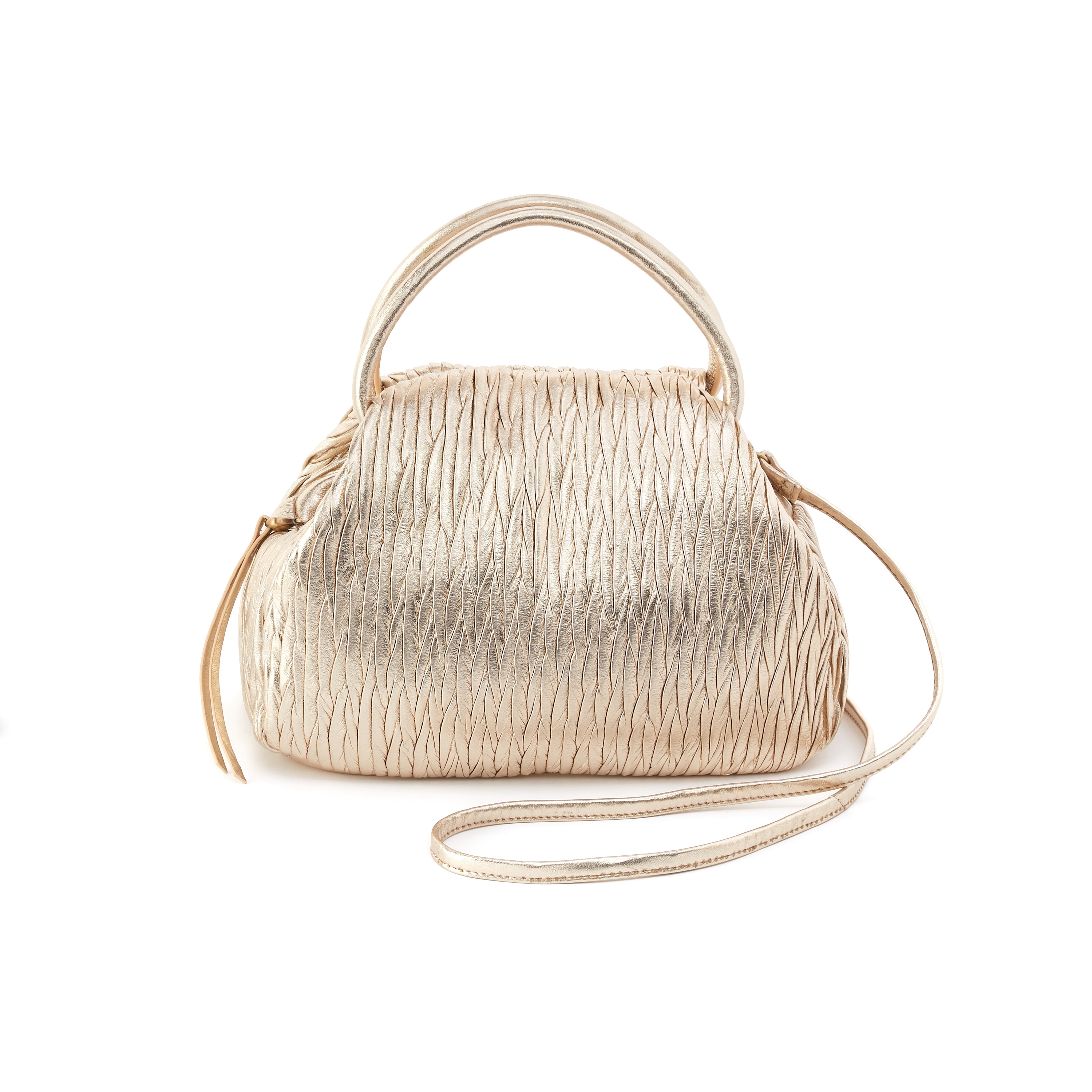 HOBO Darling Textured Leather Satchel Bag