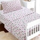preview thumbnail 112 of 115, 3-Piece Cotton Toddler Sheet Set for Kids Boys & Girls (Animals, Fish, Sports, Floral)