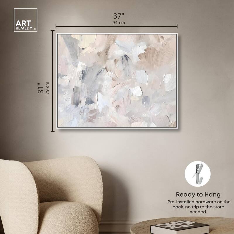 Soft Colors Fade II Canvas by Art Remedy
