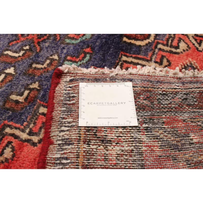 ECARPETGALLERY Hand-knotted Andelz Red Wool Rug - 4'3 x 10'4