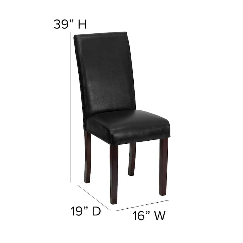 Panel Back Parsons Chair