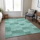 Machine Washable Indoor/ Outdoor Checker Chantille Rug - Bed Bath ...