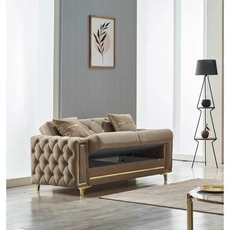Baltrum Comfortable Sleeper Modern Living room Loveseat