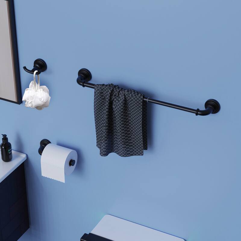 Topcraft Wall Mounted Stainless Steel Bathroom 5 Piece Hardware Set