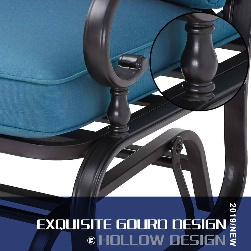 Nista Outdoor Loveseat Glider Chair by Havenside Home