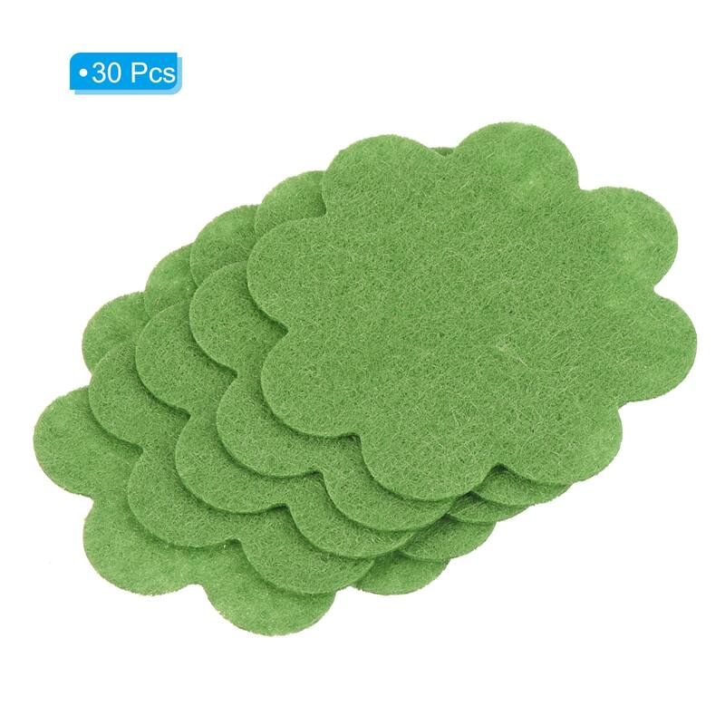30pcs Plant Pot Hole Pad Nonwoven Flower Bonsai Bottom Soil Mat