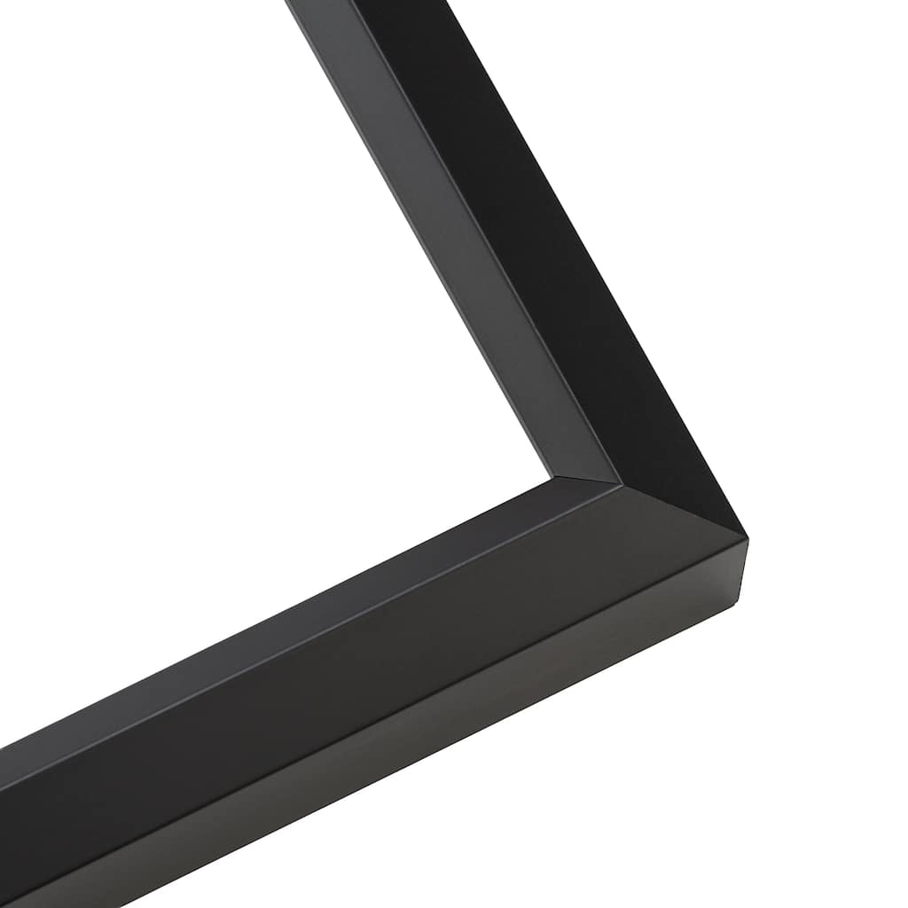 Modern Shadow Box 1.5" Depth Black Picture Frame - UV Acrylic, Backing, Hanging Hardware