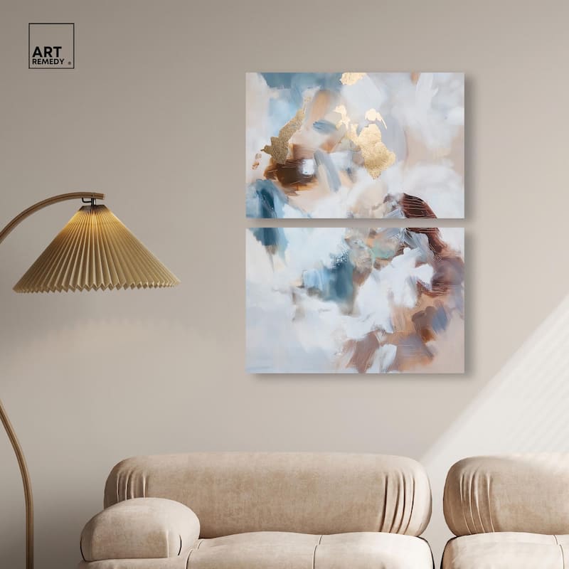 Mother Earth I Canvas Set of 2 by Art Remedy, Gallery Wrapped