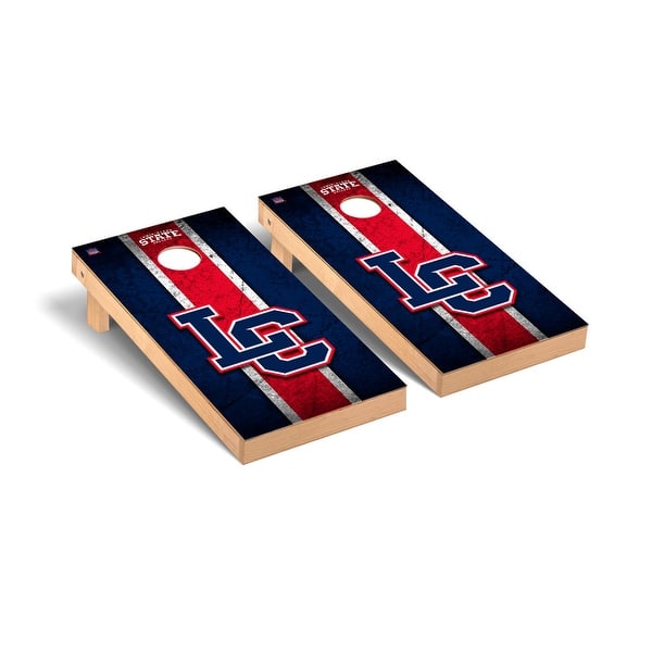 slide 2 of 5, Lewis Clark Warriors Vintage Cornhole Board Set