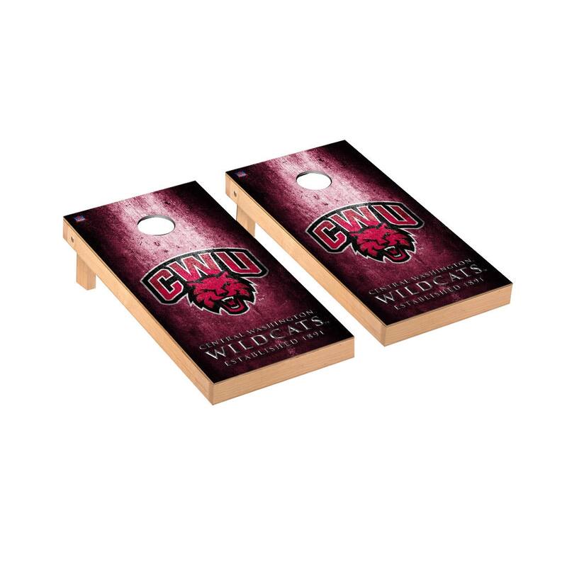 Central Washington Wildcats Museum Cornhole Board Set