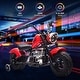 preview thumbnail 7 of 18, Kids Ride On Dirt Bike, 36V Electric Off-Road Motorcycle, Top Speed ​​Up to 16.5 Mph, Spring Suspension