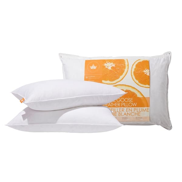 Canadian Down & Feather Company White Goose Feather Pillow Bed Bath