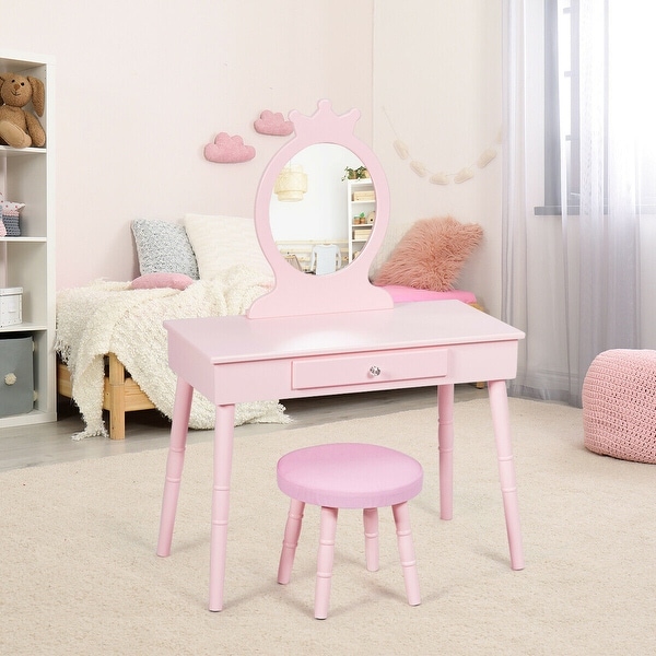 Little girl sales vanity stool
