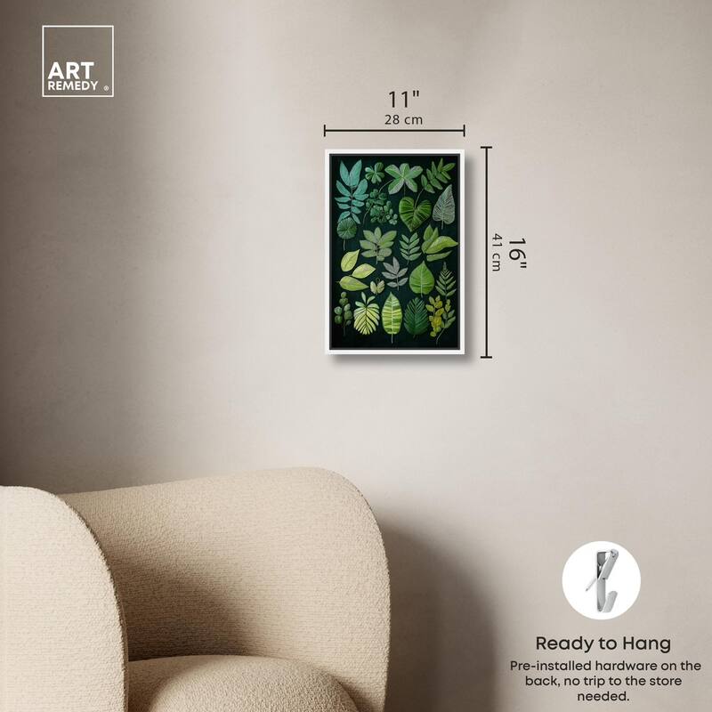 Leaf Library II Canvas by Art Remedy